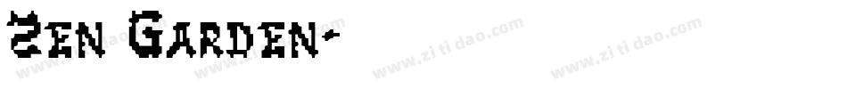 Zen Garden字体转换